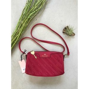 NWT JUICY COUTURE Cloud Nine RED Crossbody Purse